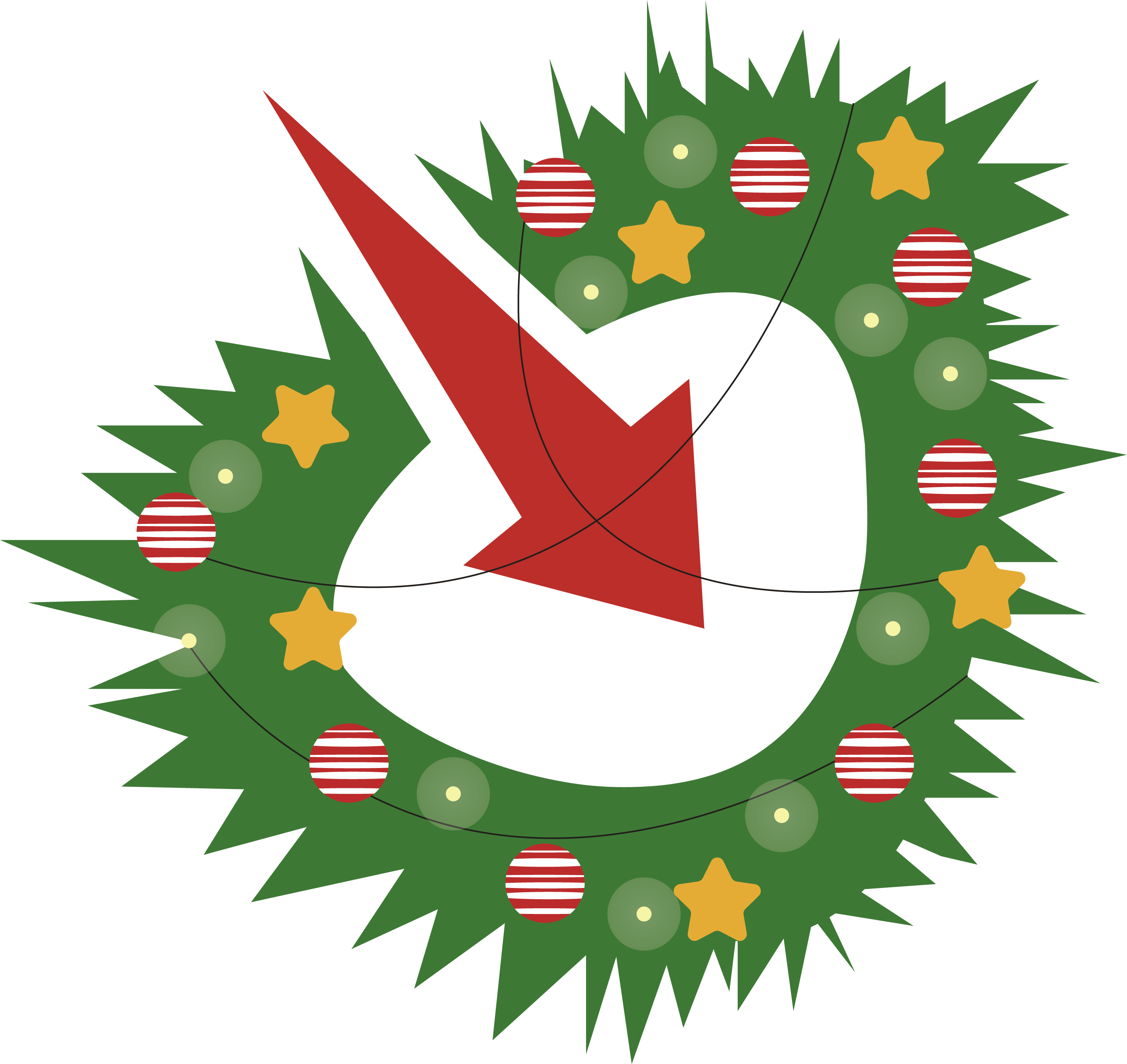 kerstkrans logo BSID